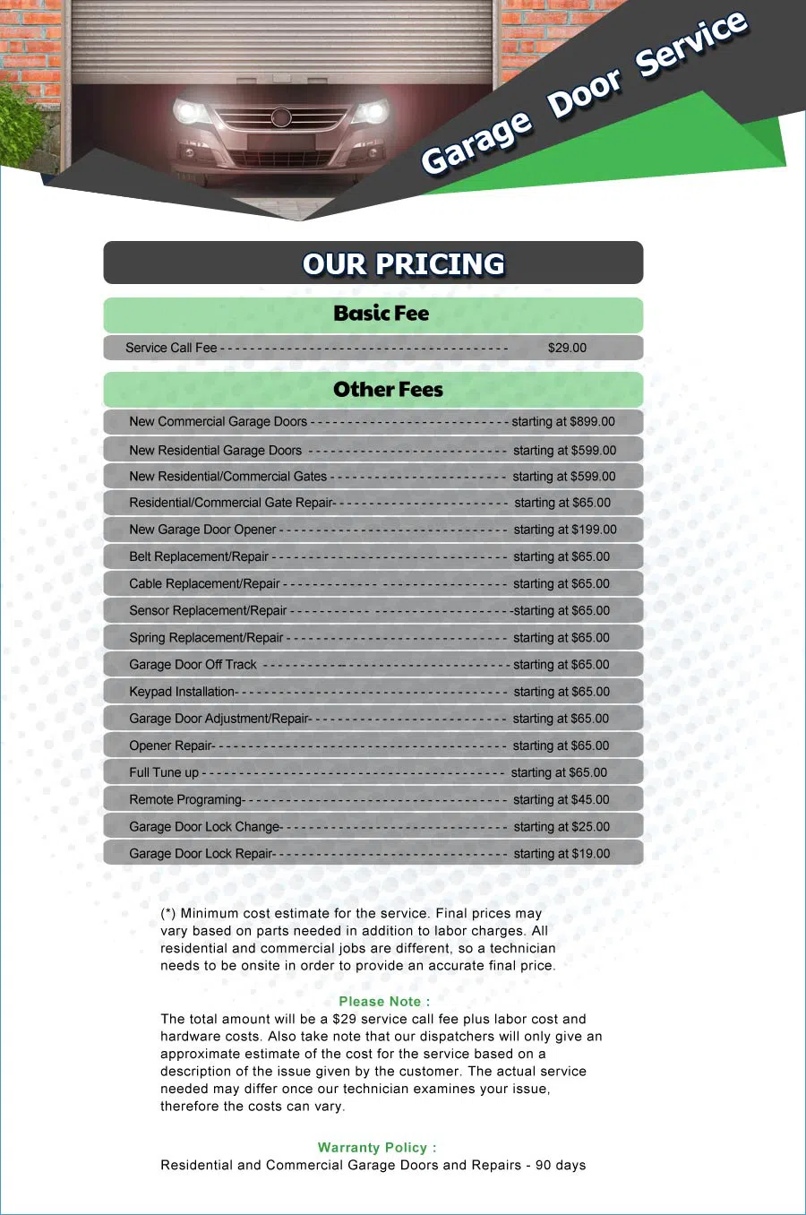 Galaxy Garage Door Service Louisville, KY 502-388-3050